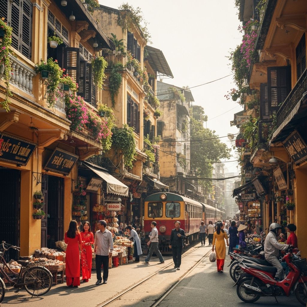 Train street Hanoi